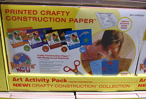 Printed Crafty Constructioin Paper Costco