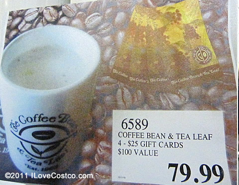 Coffee Bean & Tea Leaf Costco